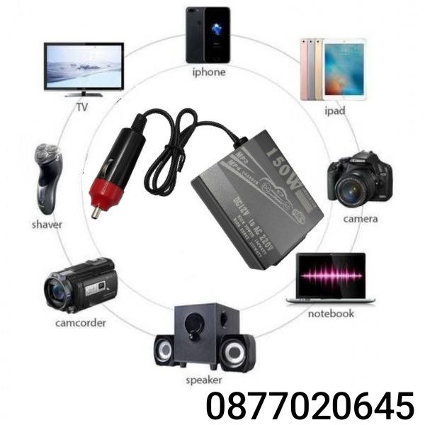 Универсално зарядно за лаптоп , телефон , смартфон 12-24V + USB 5V
