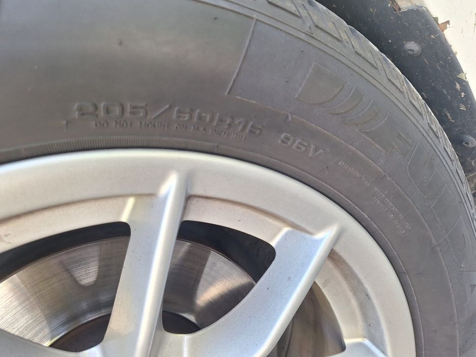 Jante 5x112 R16 echipate cu anvelope 205/60/16