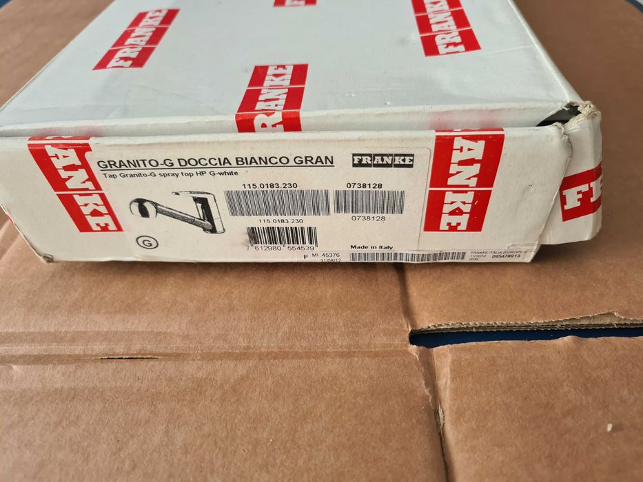 Baterie chiuvetă Franke Granito G Doccia, Bianco Gran – Nouă