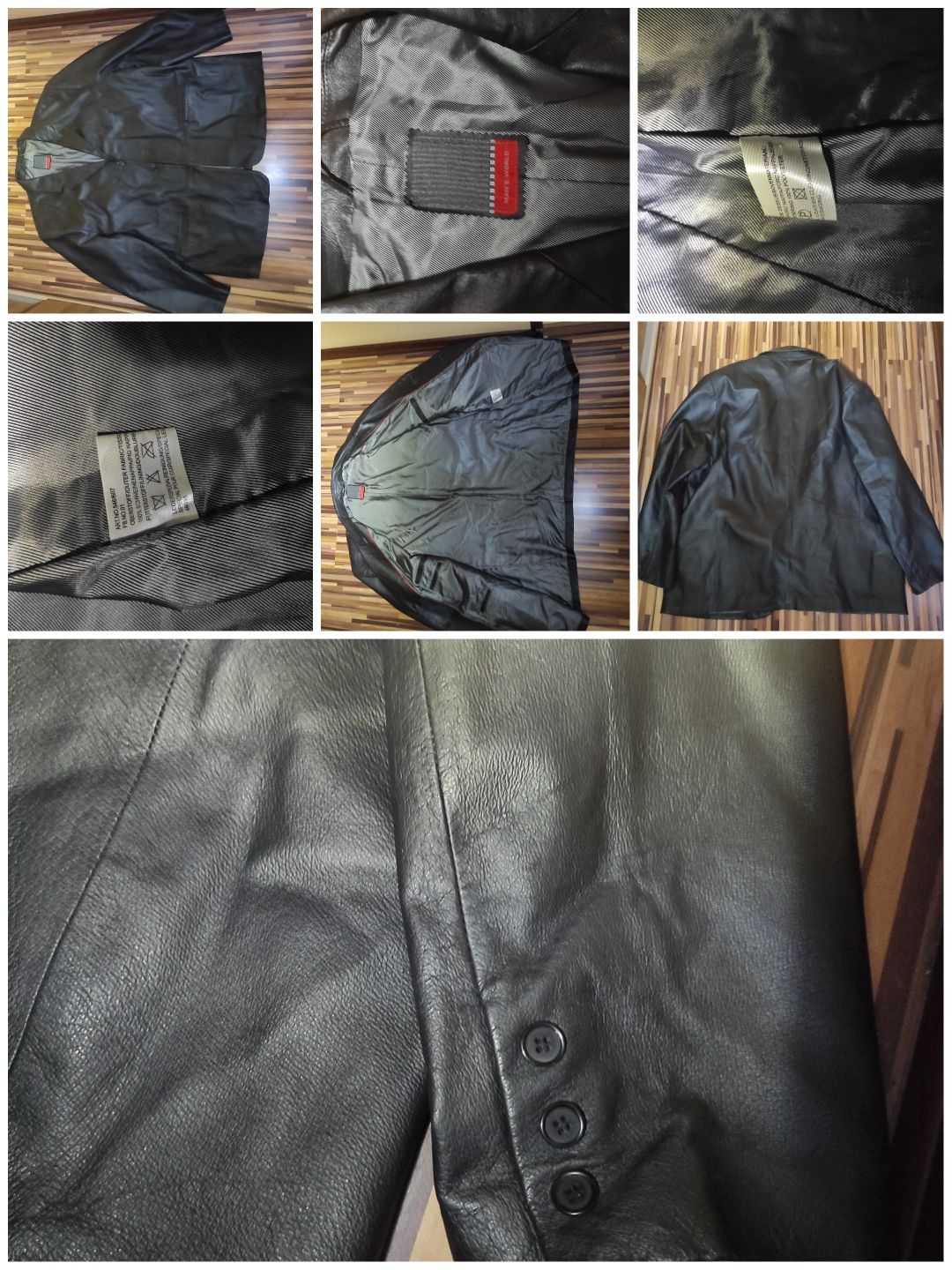 Geaca piele  Man's World ,mărimea XXL/XXXL