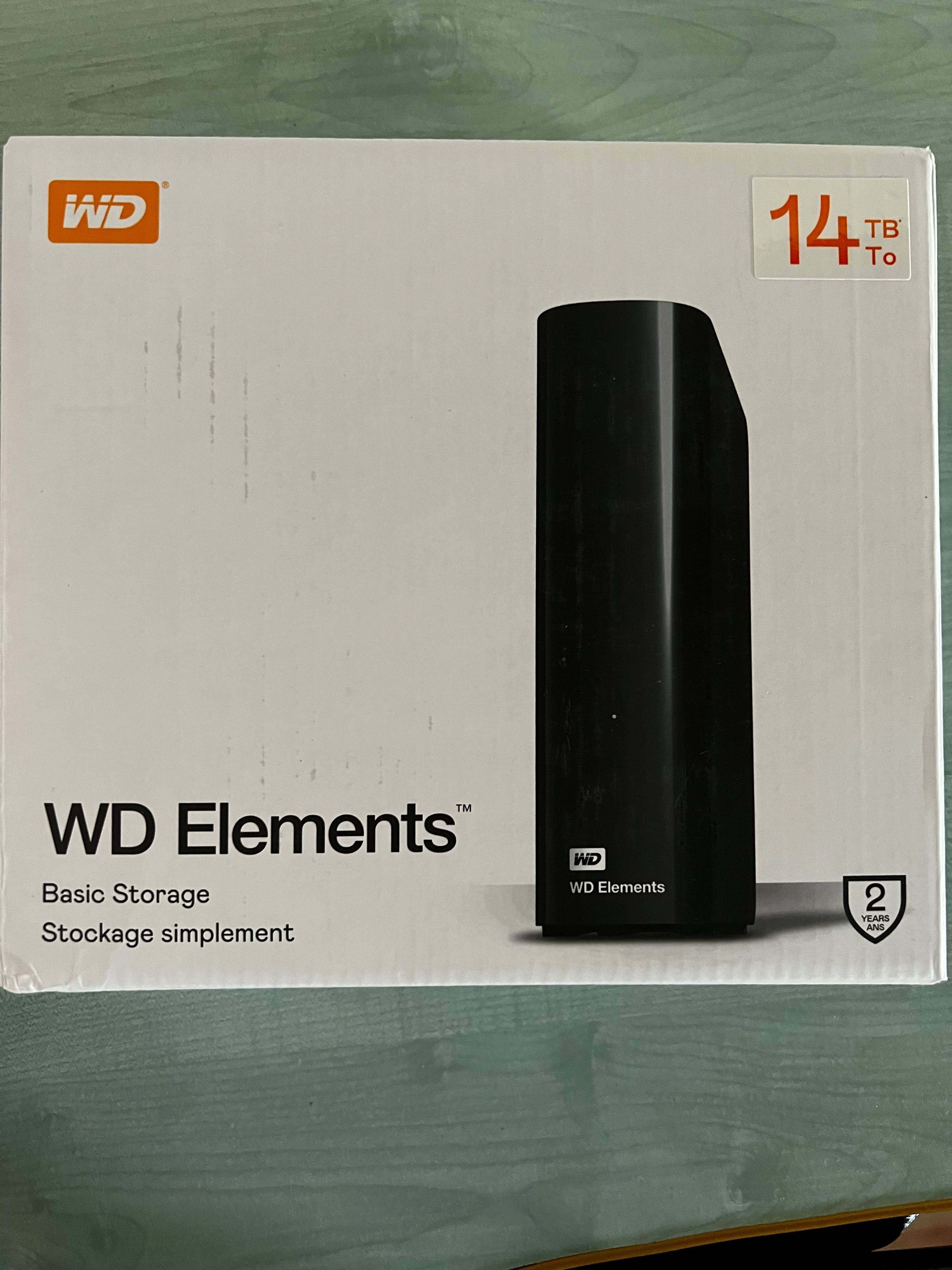Външен твърд диск WD 14TB