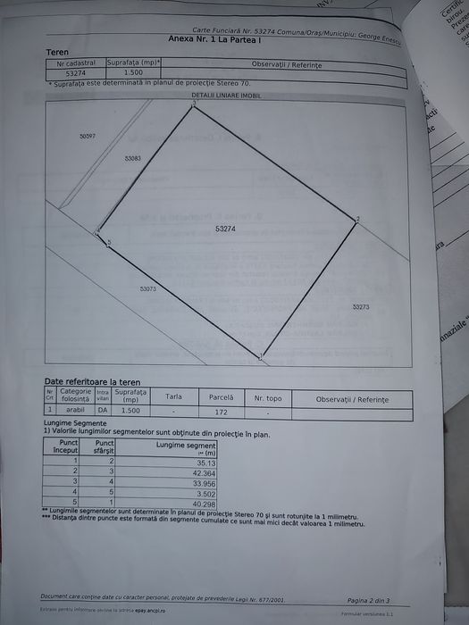 Vând teren intravilan