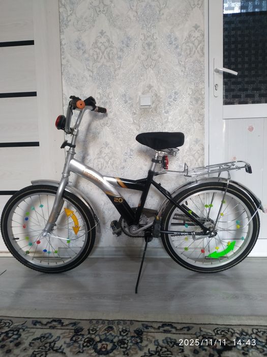 Продается велосипед 20 размер.