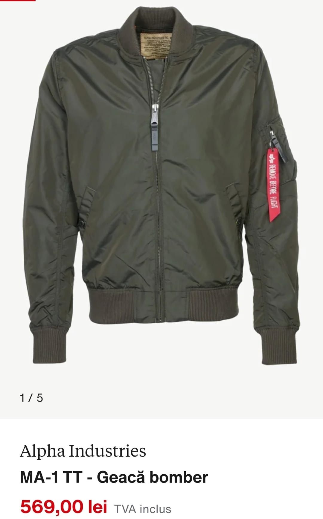 Geci bărbați Alpha Industries  XL