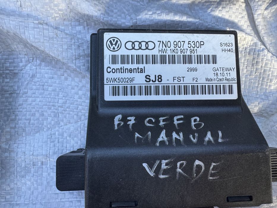 Kit pornire  vw passat b7 ECU calculator confort/motor cheie contact