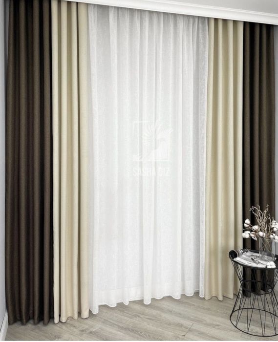 Продам шторы с тюлем 15 тыс