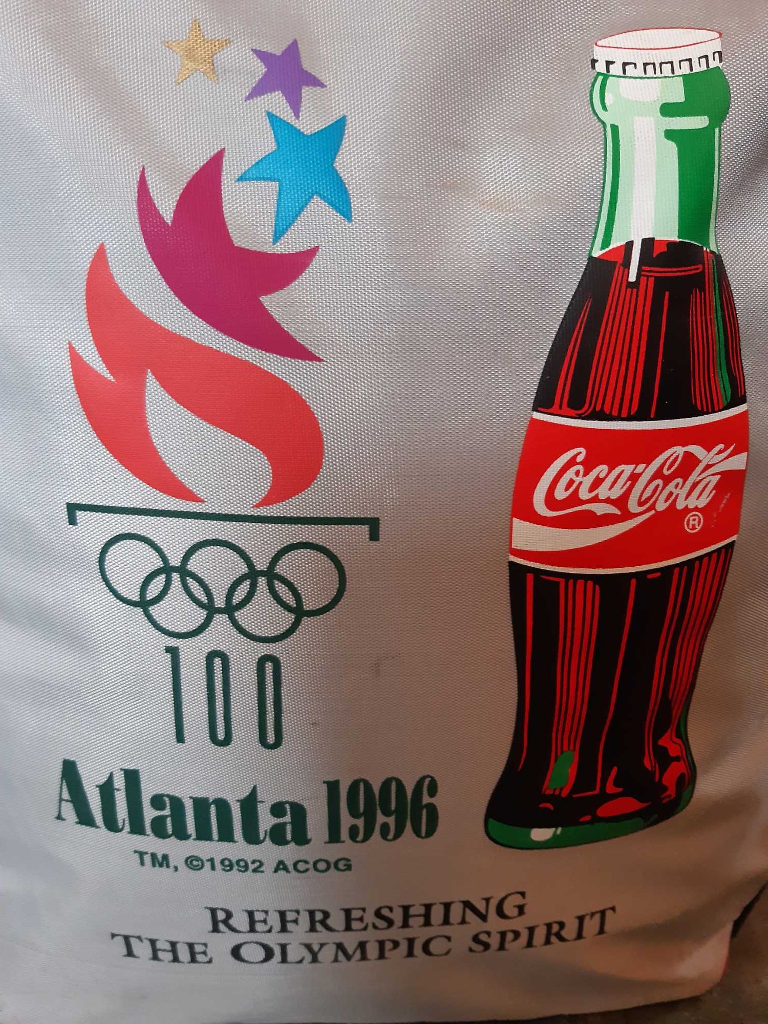 Кока Кола/Coca-Cola/Голям сак "Оlympic Atlanta 100 Games 1996"