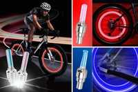 Set 4 LEDURI multicolore Lumini Roti Bicicleta Leduri Pe Baterii