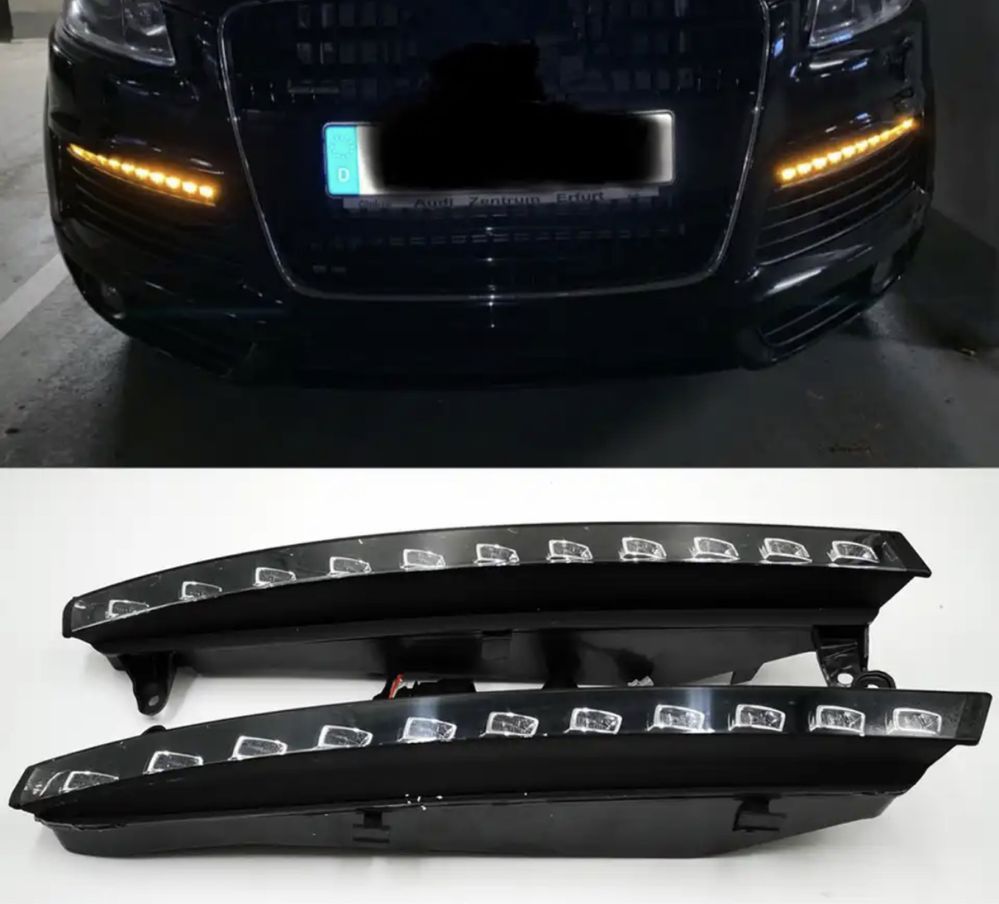 Lumini De Zi Cu Semnalizare DRL Daytime Audi Q7  2005-2010