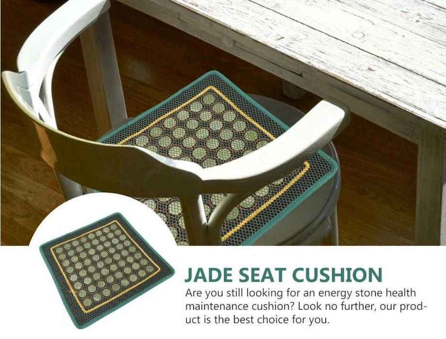 Нефритена Подложка от Нефритен Камък Подложка за Стол Седалка Офис Дом