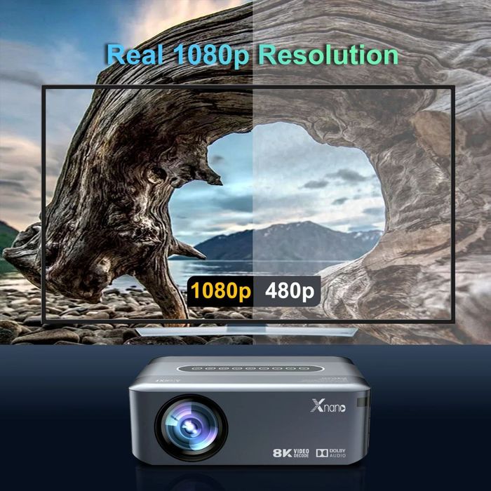 XNANO X1 FHD BT WIFI 1080P 8K ovozli proyektor