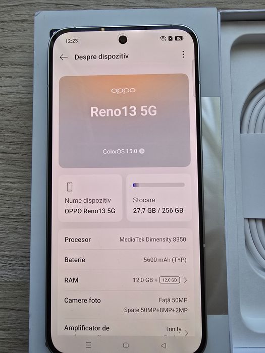 OPPO Reno 13 5G, 256GB, 12GB , nou