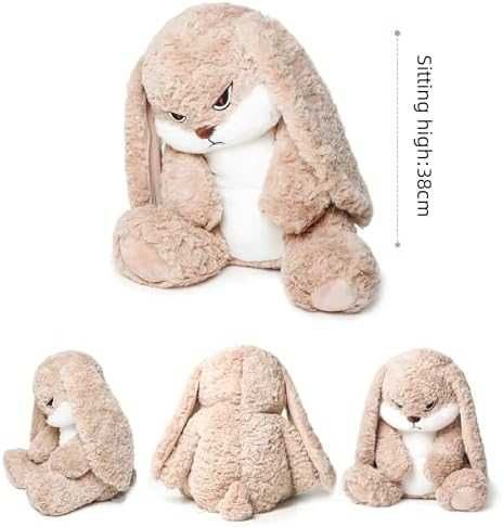 Нов Мек плюшен заек 50см играчка за гушкане подарък за деца възрастни