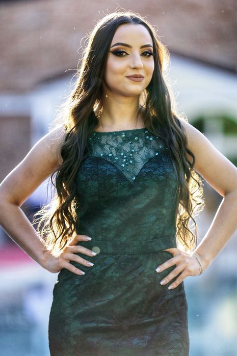 Rochie lungă dantelă