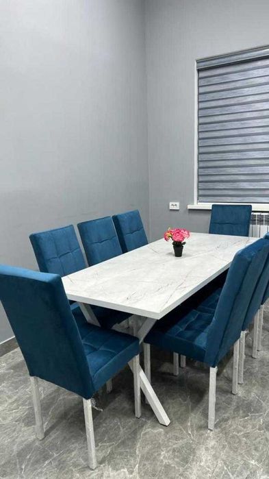 стол и cтулья. Орындық және стол