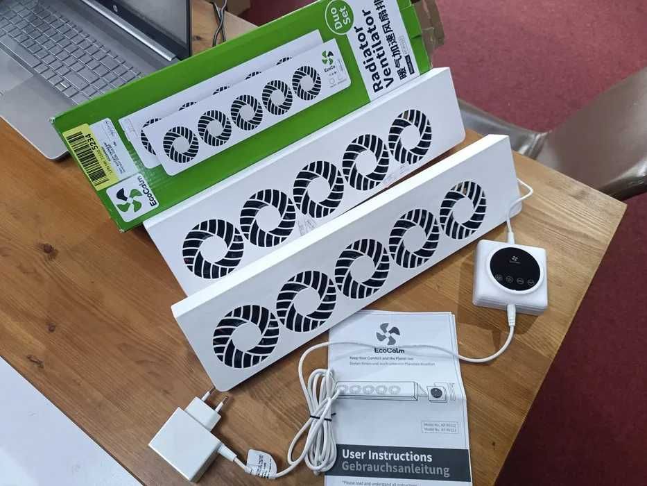 Ventilator pt. radiator/calorifer ecoCalm 2.0 cu controler , set 2 bc.