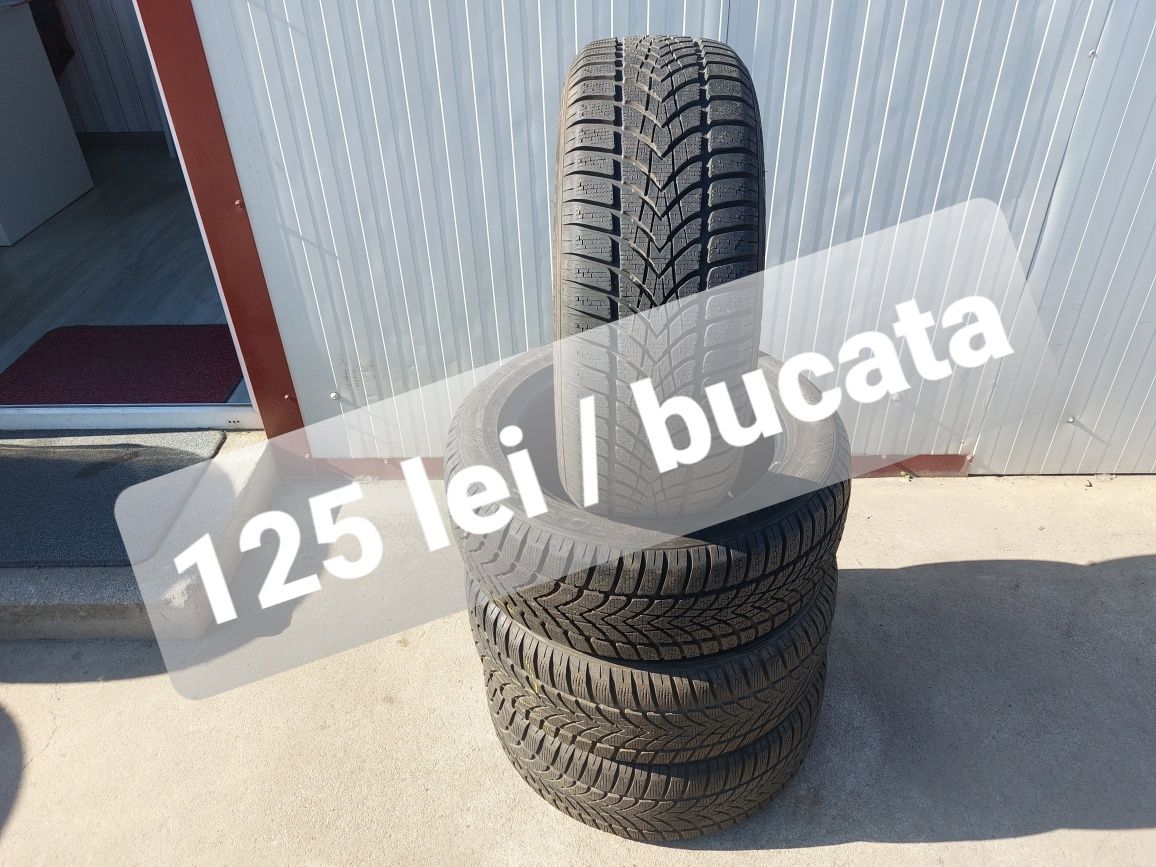 125 lei bucata! Set anvelope M+S 205 55 16 Dunlop