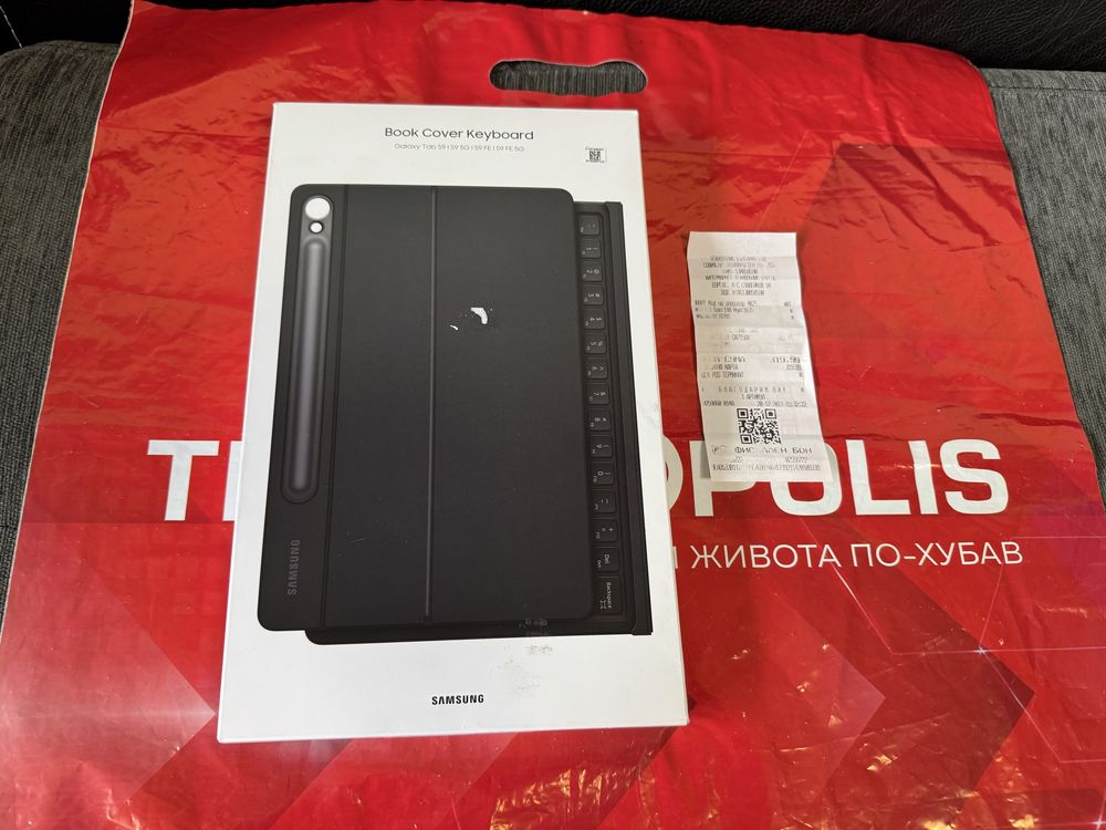 КАТО НОВ Samsung Book Cover Keyboard Technopolis Гаранция до 2025 г.