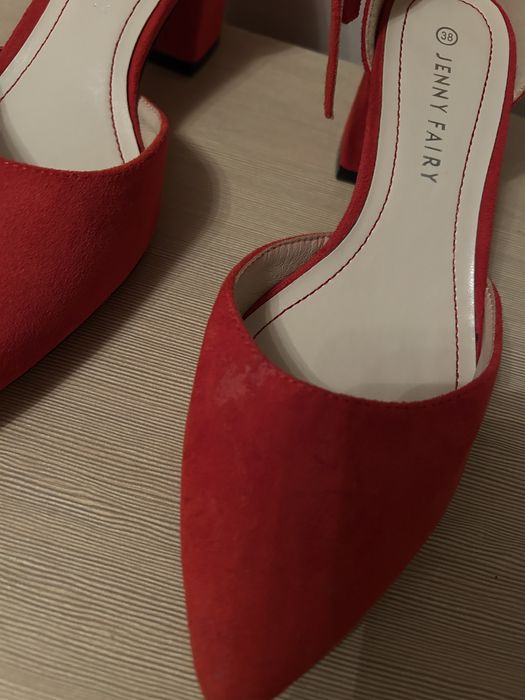 Обувки на дебел ток Jenny Fairy