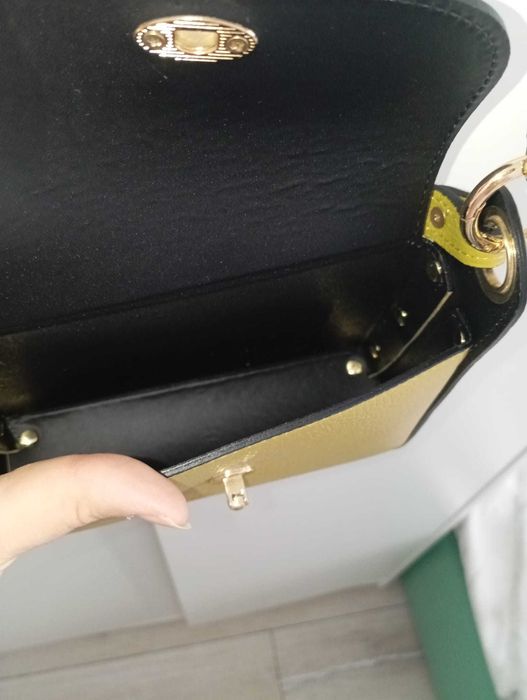 Geanta/poseta piele naturala