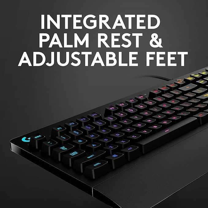 Logitech G G213 Prodigy Gaming Keyboard, LIGHTSYNC RGB Backlit Keys