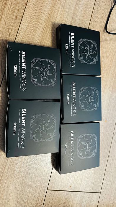 5x  Thermaltake RGB TT-1225 a1225l12s ventilatoare fan 120mm ca NOI