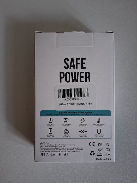 NOU/SIGILAT Power bank 27.000Mah cu display 22.5w output