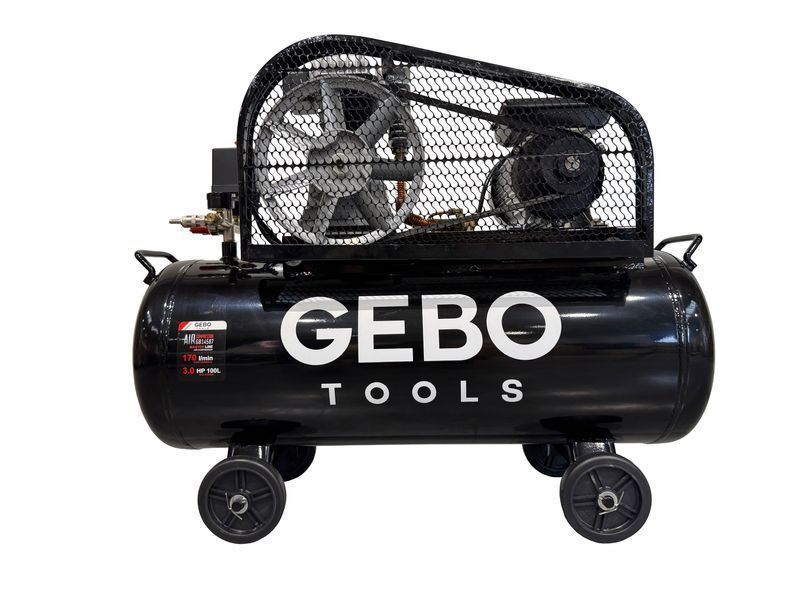 Въздушен компресор 100 л 3нp 220v gebo tools