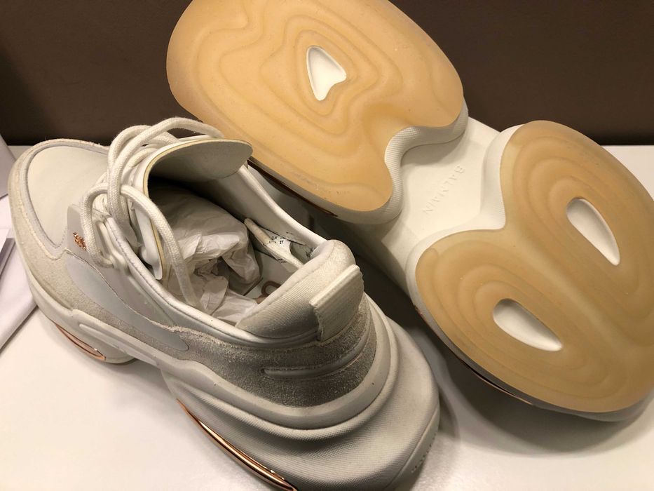 Balmain sneakers 40 oversize, originali, full box, retail 795 euro
