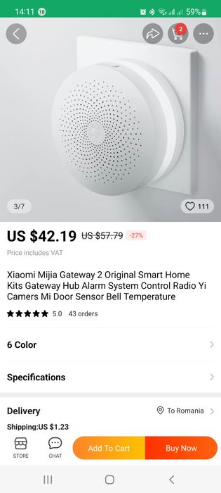 Vand xiaomi smart home mijia detector multiplu .
