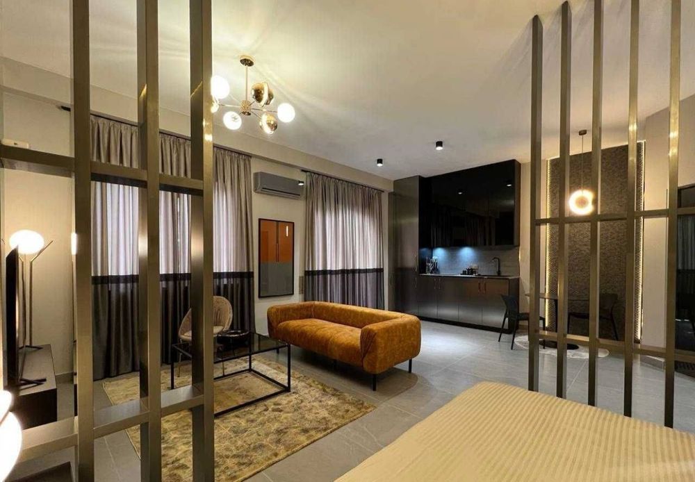 1х комнатная авторский ремонт Tashkent City Gardens 46м² Укомплектован