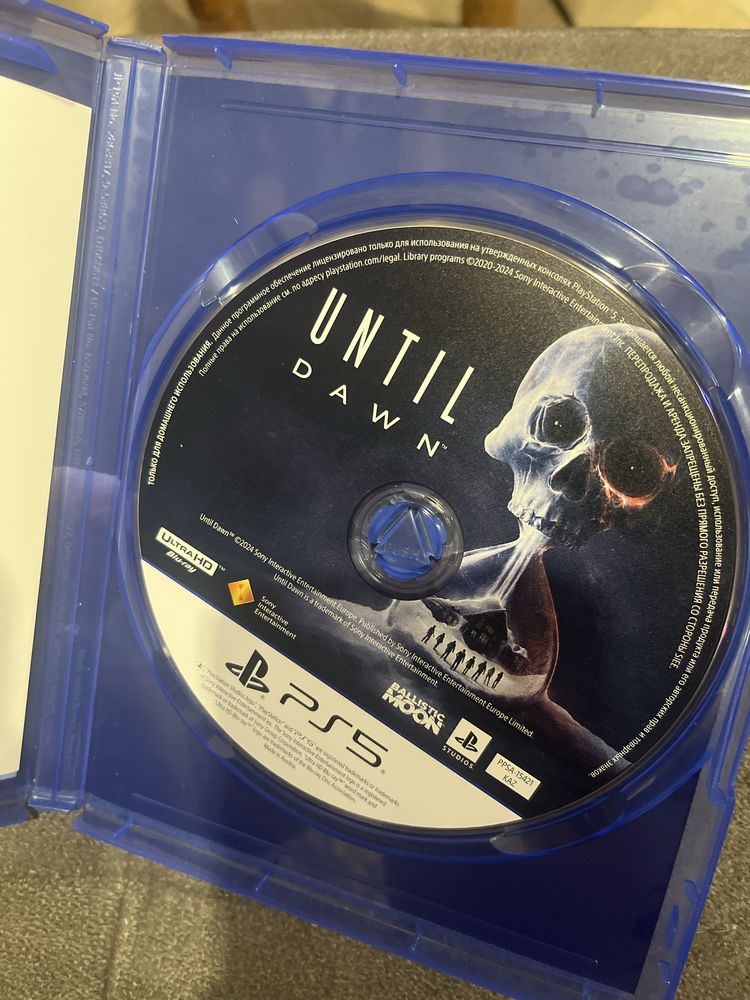 Диск с игрой Until Dawn PS5 Продажа/Обмен