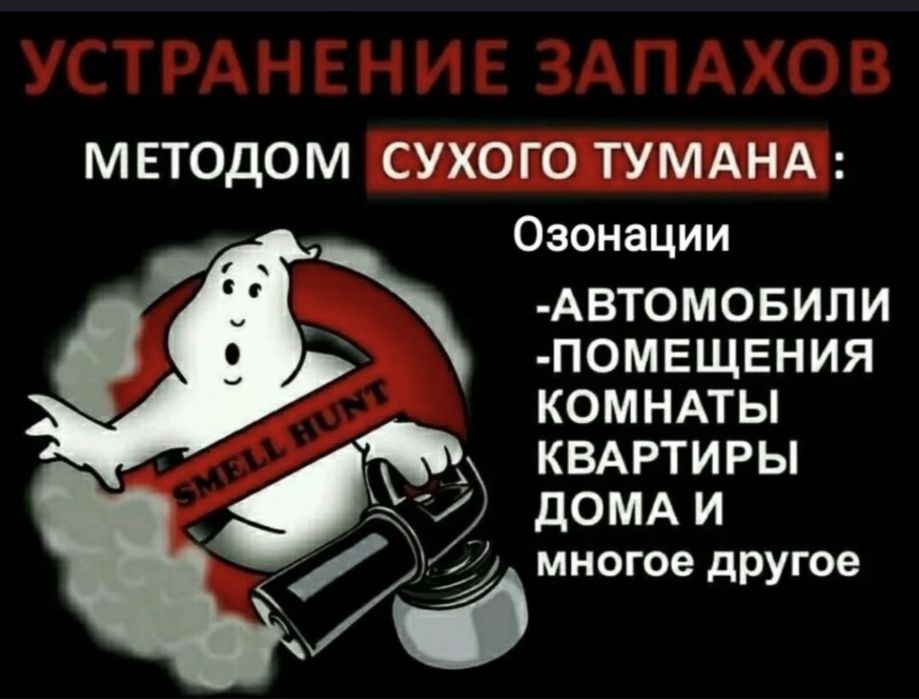 Сухой туман, устраняем неприятные запахи