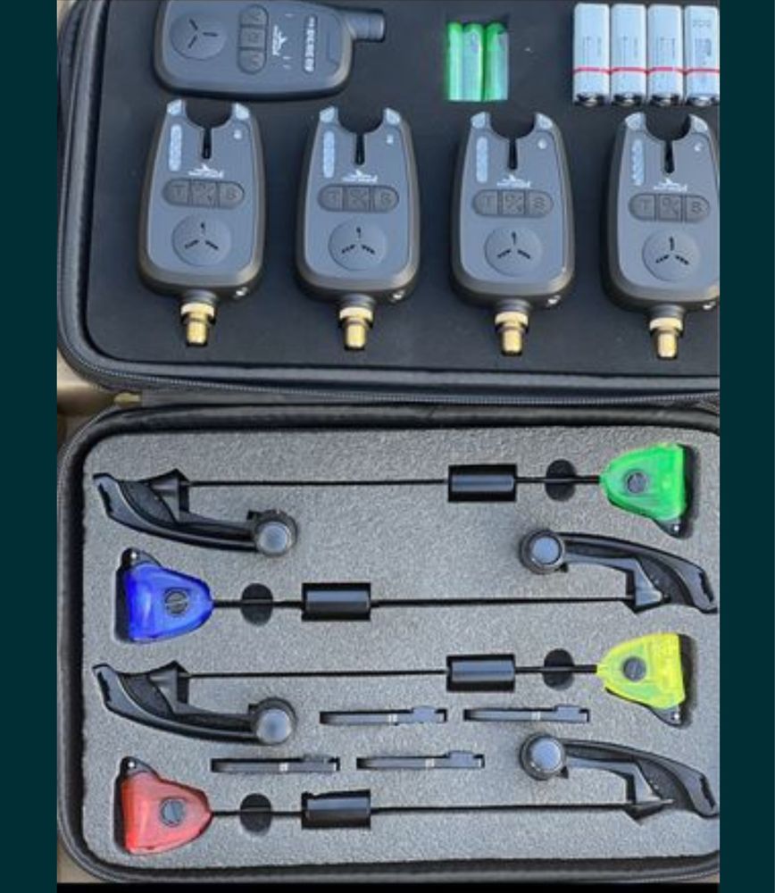 Set 4 Avertizori senzori cu statie EastShark + 4 swingere EastShark