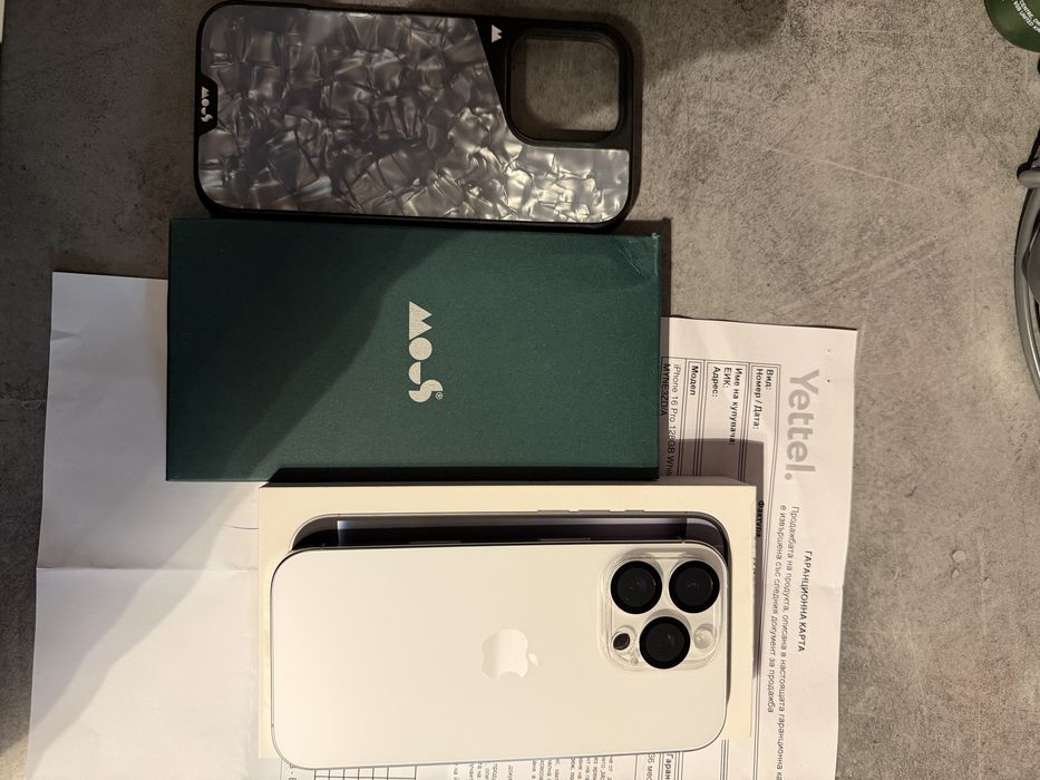 Iphone 16 Pro 128 GB white titanium Yettel
