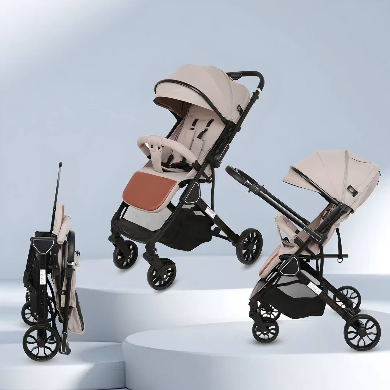 Складная прогулочная коляска с амортизацией 6 мес–3 лет