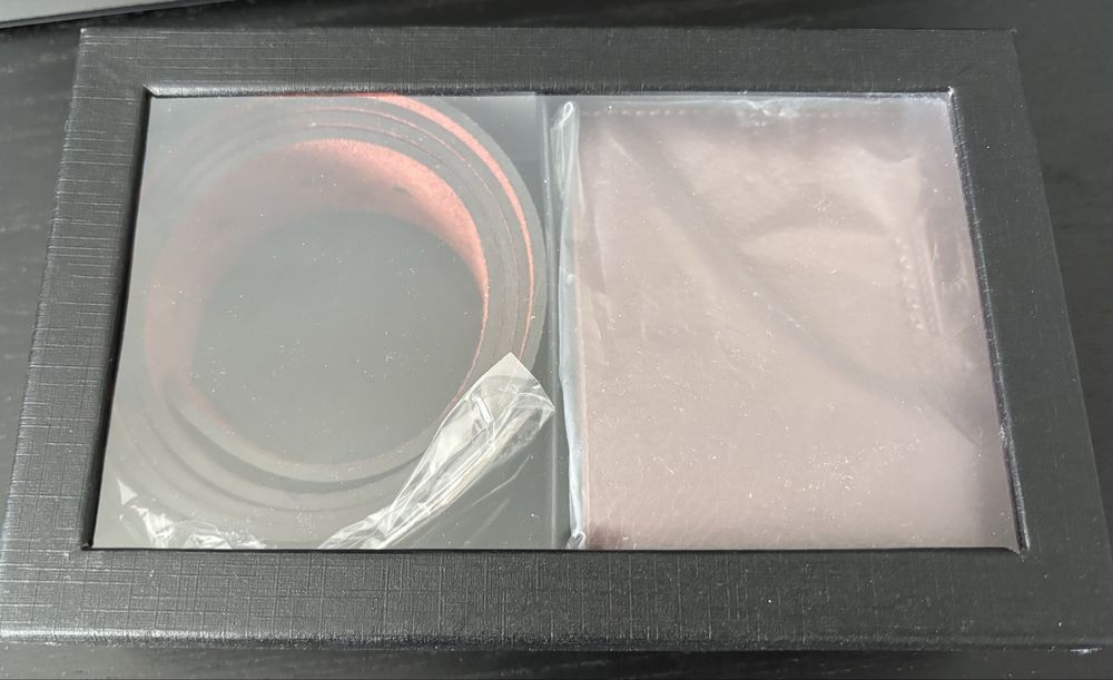 Set cadou bărbați, Star, portofel și curea, maro