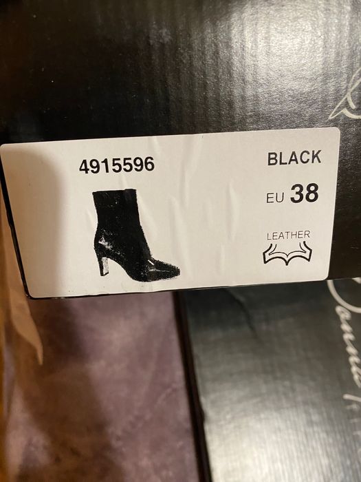 Боти кожа Donna Italiana 38. Чисто нови