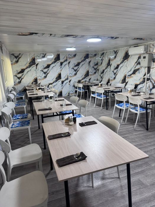 Стол со стульями , 6 стол + 24 стула.