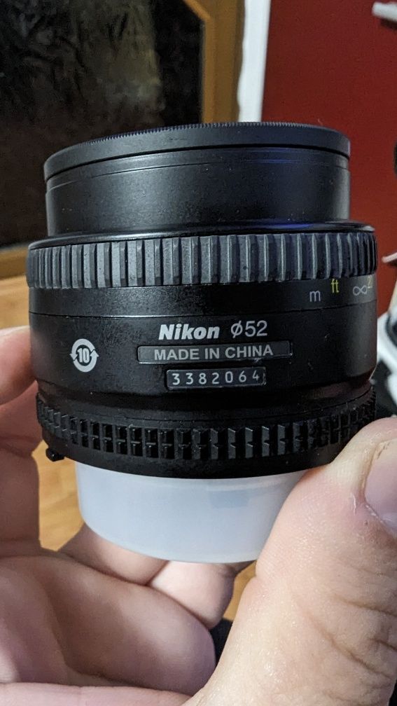 Obiectiv Nikon 50mm f/1.8D AF NIKKOR