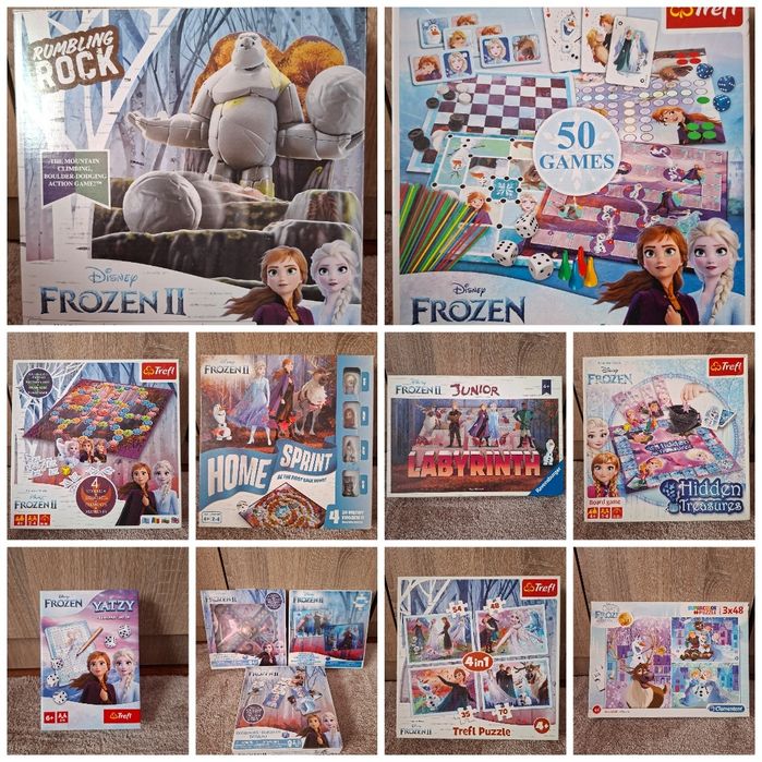 Лот игри и пъзели "Замръзналото кралство"
