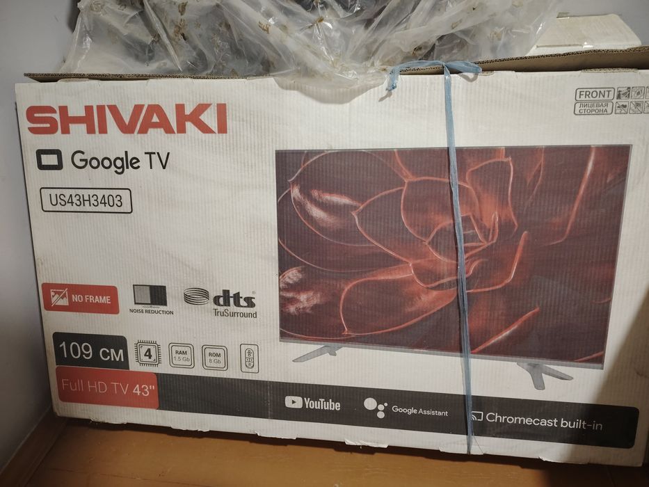 Shivaki smart televizor 43 zudlik bilan sotiladi