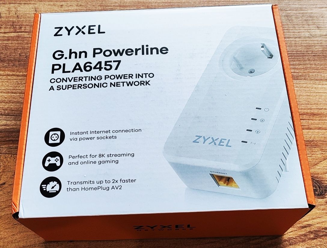 ИНТЕРНЕТ ПРЕЗ КОНТАКТА!!! Powerline  адаптер ZyXEL PLA6457