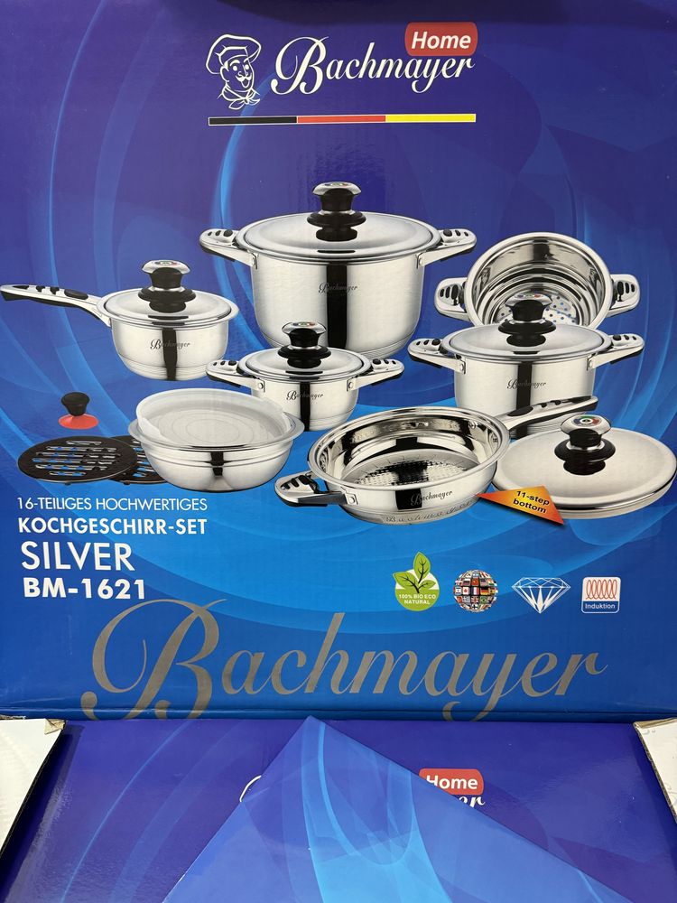 Set vase de gatit inox Bachmayer