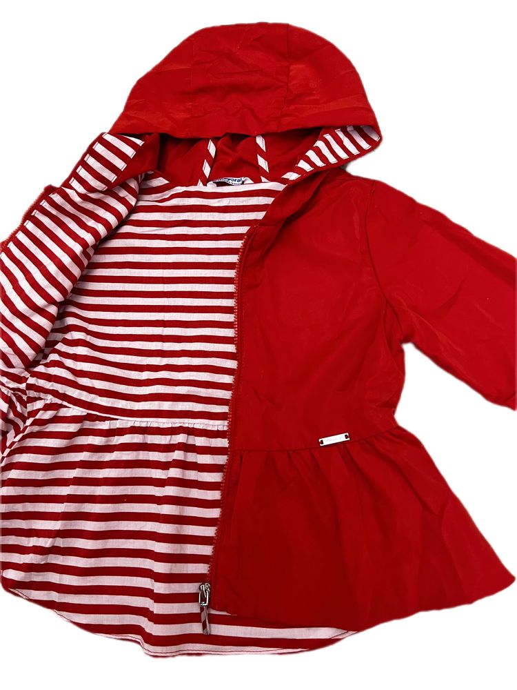 Брендовая детская красная ветровка куртка Mayoral Испания