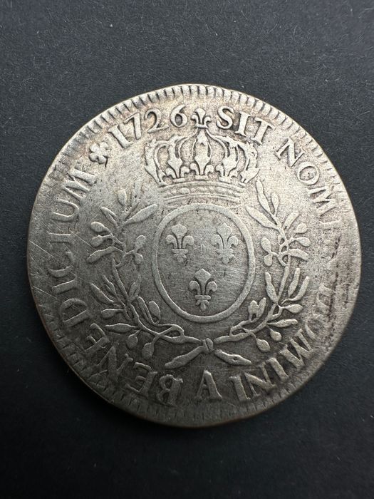 Франция 1 екю Луи XV 1726, Париж