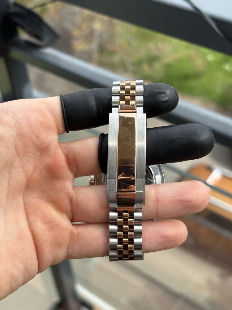 Seiko Mod Date-Just Chocholate Mid Rose Gold 36/39mm