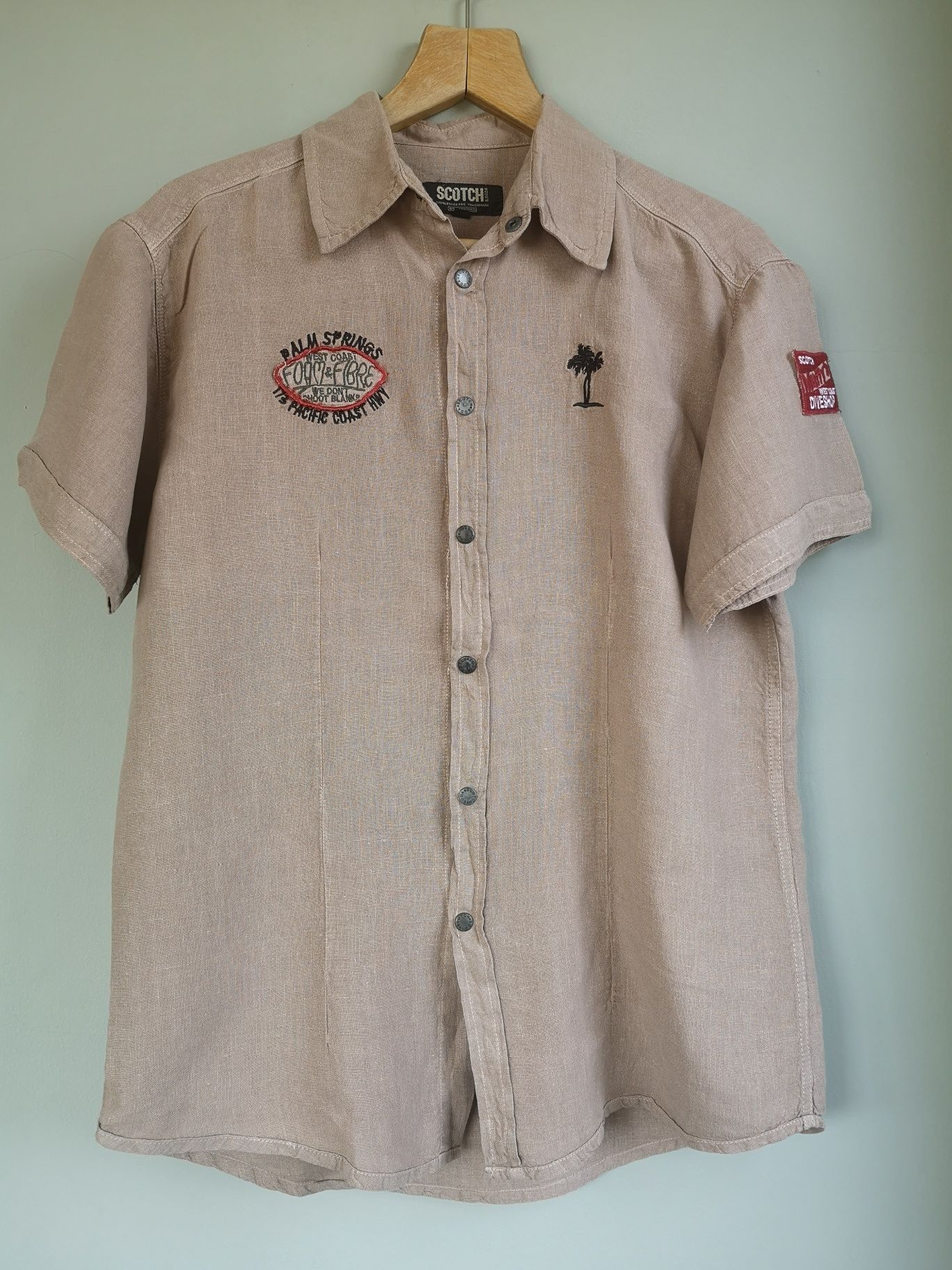 Scotch & Soda, мъжка ленена риза, размер L