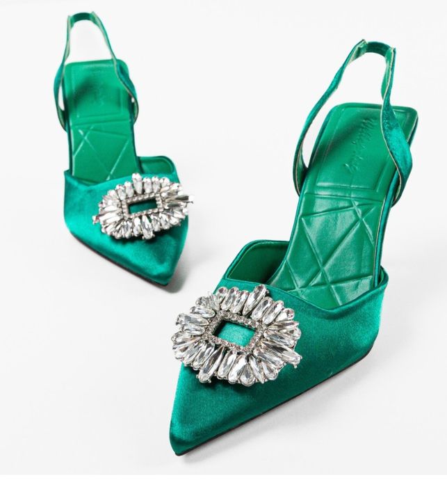 Pantofi eleganți Satin accesoriu