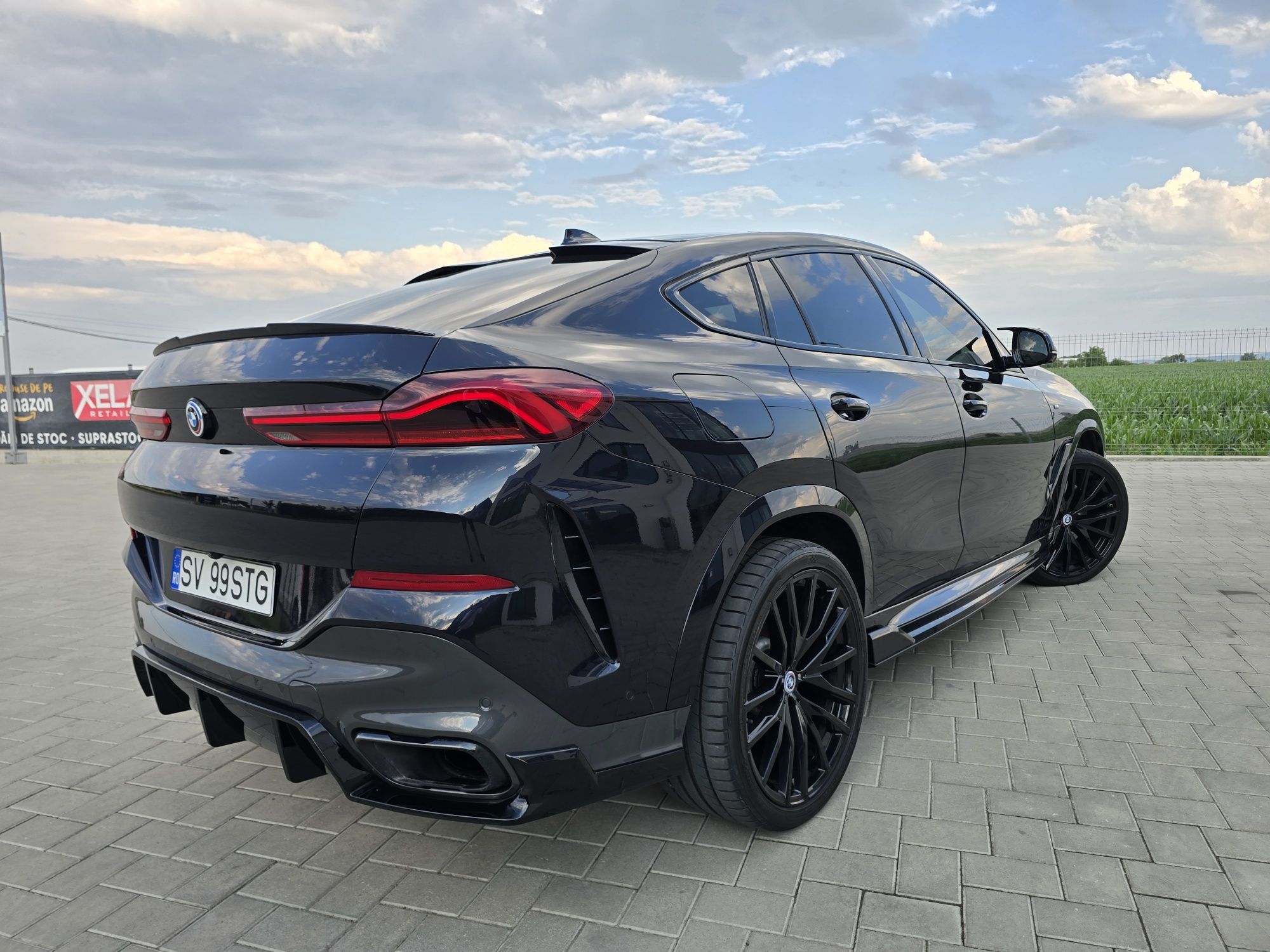 BMW X6 OZN M50 D, 3.0 D-400 Cp, An 2020, Ireproșabil, km reali 0 daune
